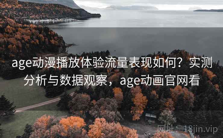 age动漫播放体验流量表现如何？实测分析与数据观察，age动画官网看