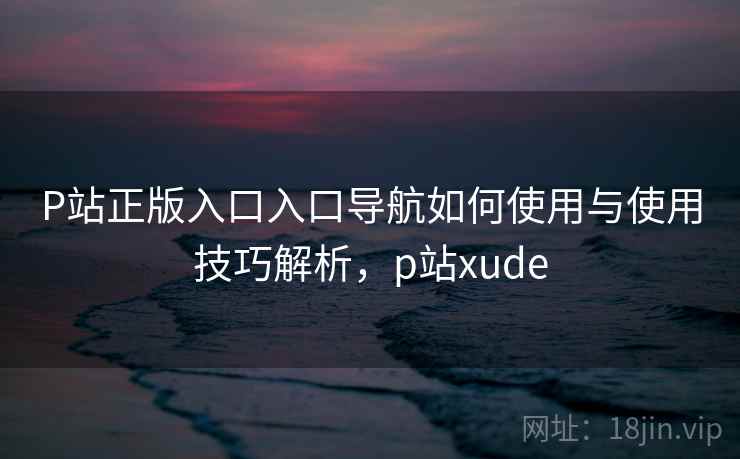P站正版入口入口导航如何使用与使用技巧解析，p站xude