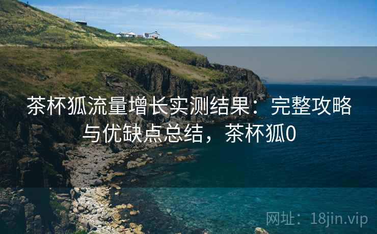 茶杯狐流量增长实测结果：完整攻略与优缺点总结，茶杯狐0