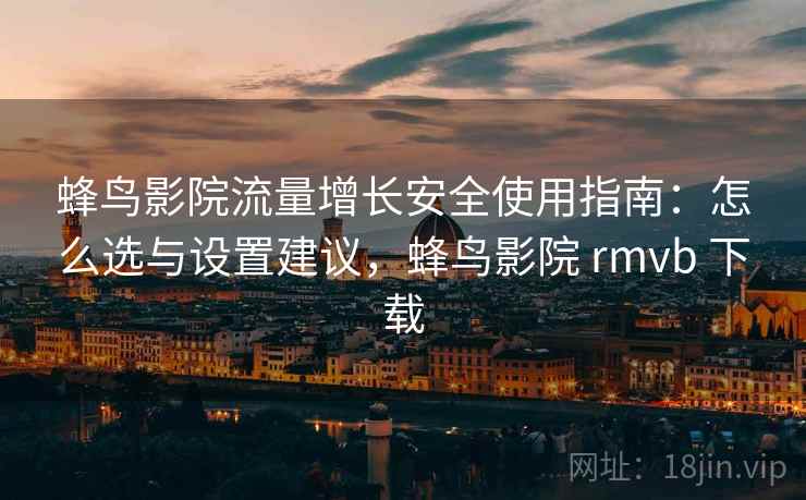 蜂鸟影院流量增长安全使用指南：怎么选与设置建议，蜂鸟影院 rmvb 下载