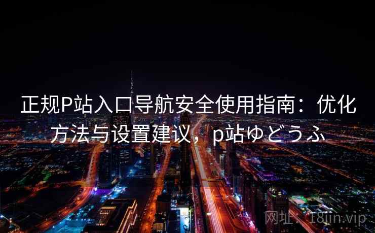 正规P站入口导航安全使用指南：优化方法与设置建议，p站ゆどうふ