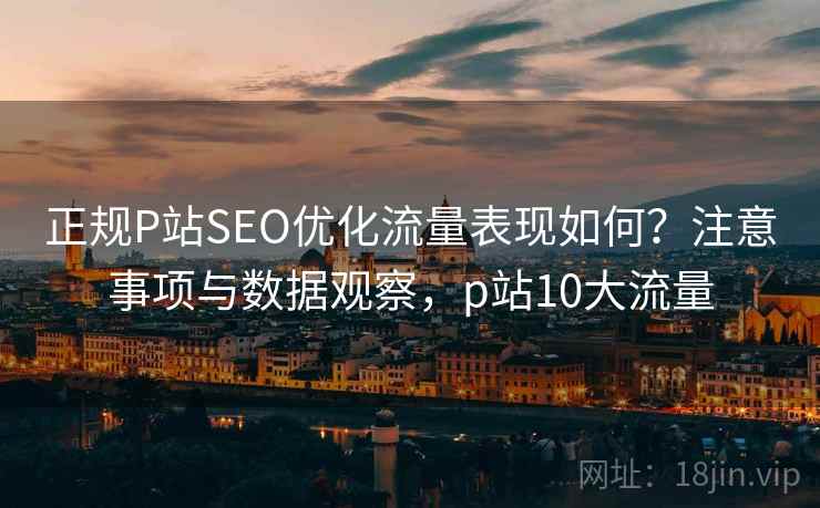 正规P站SEO优化流量表现如何？注意事项与数据观察，p站10大流量