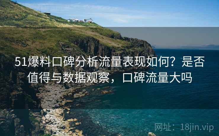 51爆料口碑分析流量表现如何？是否值得与数据观察，口碑流量大吗