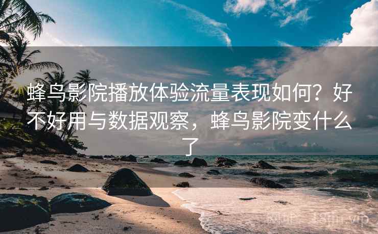 蜂鸟影院播放体验流量表现如何？好不好用与数据观察，蜂鸟影院变什么了