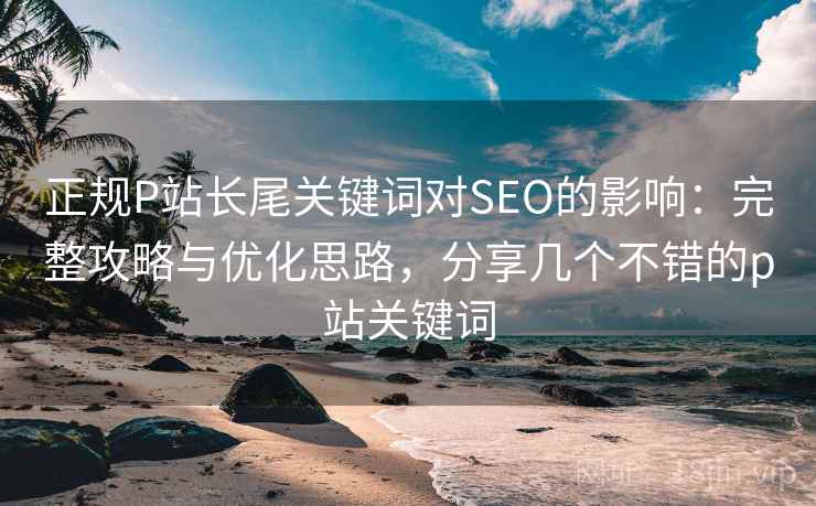 正规P站长尾关键词对SEO的影响：完整攻略与优化思路，分享几个不错的p站关键词