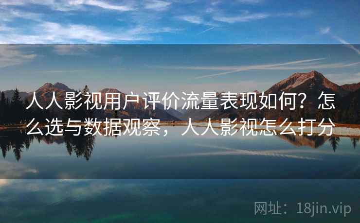 人人影视用户评价流量表现如何？怎么选与数据观察，人人影视怎么打分